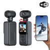 Panoramic Sports Camera Handheld DV Outdoor HD 4K Dual Lens Cycling Recorder Camera